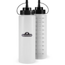 DDR BBQ Supply Napoleon 20 oz squeeze bottles for griddle cleaning with measurement markings