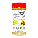 DDR BBQ Supply Pawpa Flavor Just Dill With It gourmet seasoning jar with a red lid and dill pickle imagery