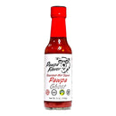 DDR BBQ Supply Pawpa Flavor Pawpa Ghost hot sauce in a glass bottle with a red cap and bear logo label