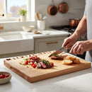 DDR BBQ Supply large wooden cutting board with "CHEF DADDY" cut out on top, 12.5" x 16"