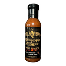 Scott's Smoked Q Pineapple Ginger BBQ sauce bottle from DDR BBQ Supply, featuring a tropical glaze for grilling.