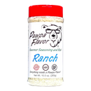 A 10 oz bottle of Pawpa Flavor Ranch No Sugar Seasoning & Rub by Pawpa Flavor LLC, featuring a bear logo, red cap, and text indicating it is low sodium, gluten free, and contains no sugar.