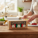 DDR BBQ Supply Spicewalla Mediterranean Collection 3 Pack: Modena Balsamic Rub, Herbs de Provence, Amore Italian Seasoning in colorful tins.