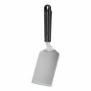 DDR BBQ Supply Napoleon stainless steel griddle burger spatula with a wide beveled blade and heat-resistant handle.