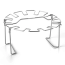 DDR BBQ Supply stainless steel Napoleon chicken leg grill rack with a foldable design for 12 drumsticks or wings
