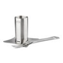 DDR BBQ Supply Napoleon stainless steel chicken roaster with a removable handle for beer can chicken on the grill.
