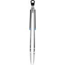 DDR BBQ Supply Napoleon Essential Series stainless steel grill tongs with ergonomic grip and locking mechanism