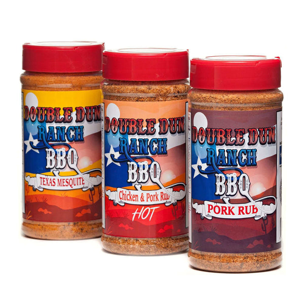 DDR BBQ Rubs 3 Pack Double Dun Ranch BBQ