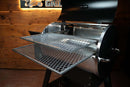 Two Pimp My Grill® Gen2 Slide-Out Rack System metal racks installed in a Recteq Deck Boss 590.
