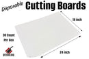  18" x 24" 30 Count Butcher BBQ Disposable Cutting Boards for BBQ, Catering, and Kitchen Prep