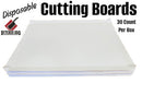  18" x 24" 30 Count Butcher BBQ Disposable Cutting Boards for BBQ, Catering, and Kitchen Prep