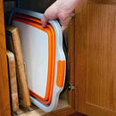 Drip EZ Prep Tub Collapsible – BBQ Marinating & Prep Tub with Cutting Board easy to store