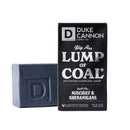 Duke Cannon Lump of Coal Soap 10 oz bar with activated charcoal and masculine scent at DDR BBQ Supply