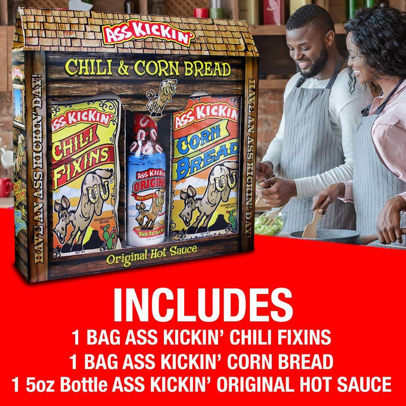 Ass Kickin' Chili Corn Bread Gift Set