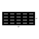 Charcoal grate for offset smoker 13x32