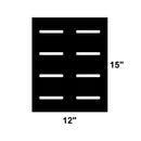 15 x 12 custom firebox grate heavy-duty 10-gauge steel for offset smokers at DDR BBQ Supply