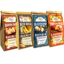 Fowler’s Mill Classic Baking Mix 4-Pack – Banana Bread, Pumpkin Bread, Beer Bread, and Blueberry Muffin mixes at DDR BBQ Supply