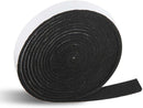 A roll of black Smoker Gasket Seals Self-Adhesive High Temp Sealing , Grill Gaskets Tape 15ft.