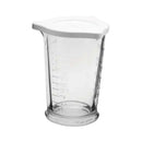 Triple Pour Measuring Glass with Lid 8 oz. for spill-free pouring, made in USA at DDR BBQ Supply