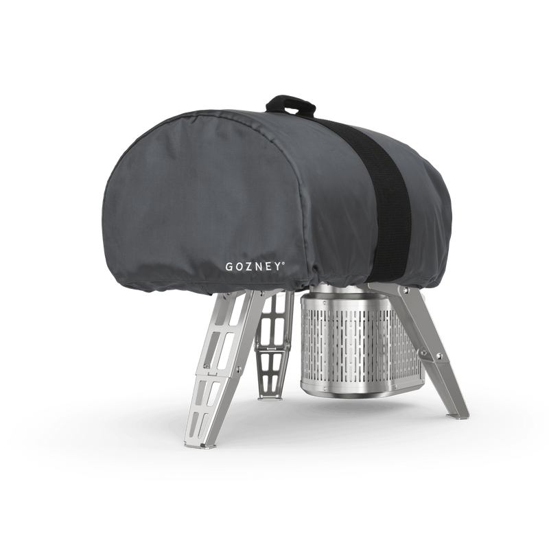gozney roccbox pizza oven cover with weather-resistant material and carry strap