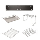 Green Mountain Grills Ledge 2.0 RACKT system full set with chicken rack, griddle, warming rack and rib rack. 