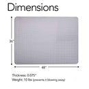 DDR BBQ Supply 36x48 inch grill mat – heavy-duty deck and patio protection