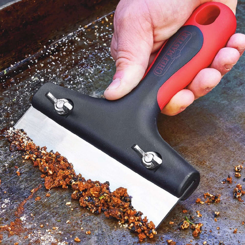 Chef Master Griddle Scraper Mr. Bar-B-Que