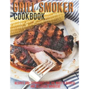 A plate of grilled, sliced meat accompanied by corn on the cob sits beside a fork, inviting you to discover expert smoking techniques and flavorful smoked dishes. Text reads, “Grill Smoker Cookbook: Recipes and Techniques For the Most Flavorful and Delicious Barbecue - Paperback” from Books by splitShops.