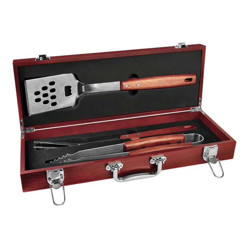 3-Piece Rosewood BBQ Set