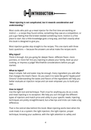 A page from SpitJack The Ultimate Guide to Meat Injecting — PDF eBook by SpitJack, featuring an Introduction heading, a quote, and detailed explanations on why, what, and how to inject meat—including expert tips for the perfect brisket injection—with a black and white illustration of a meat injector at the top.