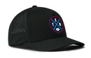 The Haka Hat Tennessee Football Performance 5-Panel Hat features a circular “ETN” and football logo, perforated side panels, and a Flexfit® sweatband for comfort. This TEN X Flexfit® Snapback blends style and performance.