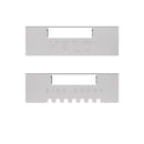 Halo Griddle Grease-Trap Gates 2-pack for HALO Elite2B, 3B, 4B—food barrier and grease control