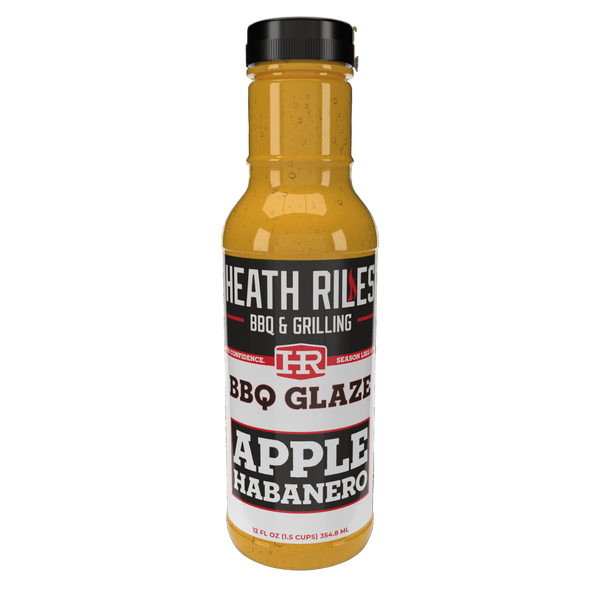 heath riles apple habanero bbq glaze bottle DDR BBQ Supply