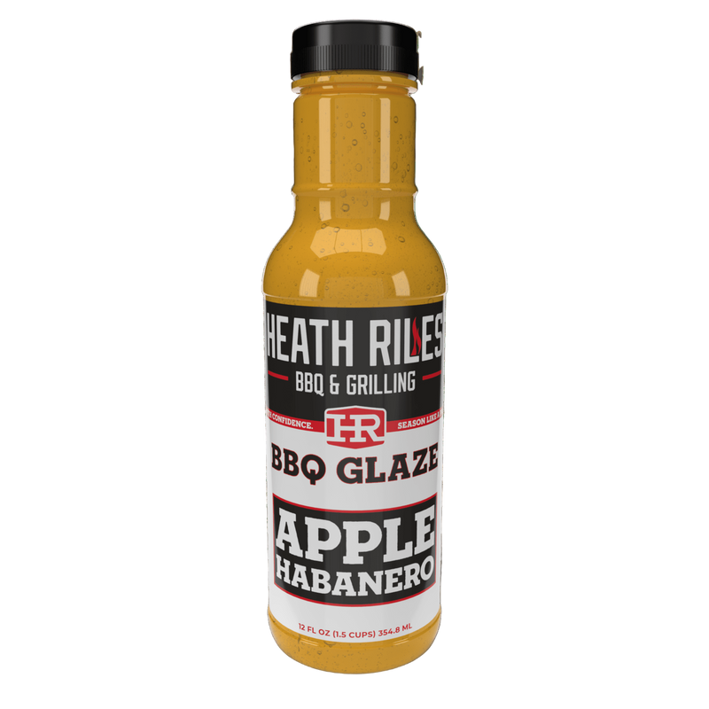 heath riles apple habanero bbq glaze bottle DDR BBQ Supply