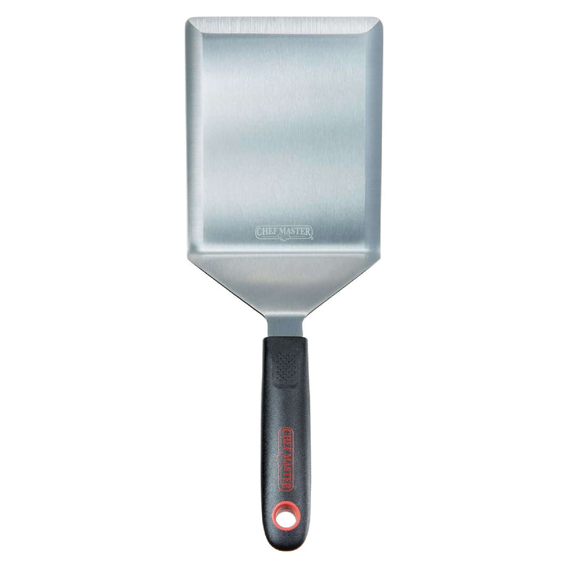 Chef Master High Heat Extra Heavy Turner Spatula with stainless steel blade and heat-resistant handle for grilling and cooking