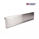 Rectangular stainless steel Traeger Pro 780 / Ridgeline XL | Pimp My Grill® Bodyguard Stainless Steel Grease & Paint Protector with a top hook edge and a Made in America emblem in the corner.