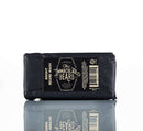 A black-wrapped bar of The Immaculate Beard bright beard wash is shown against a white background, with its label and barcode visible—an essential addition to any men’s grooming routine that pairs perfectly with the Immaculate Natural Beard Balm For Men With Lightweight Hold from The Immaculate Beard.