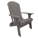 Kanyon Poly Folding Adirondack Chair Driftwood Grey