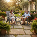 Kanyon Poly Folding Adirondack Chair Driftwood Grey