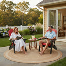 Kanyon Poly Folding Adirondack Chair Red and Black