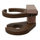 Kanyon Poly Cupholder in Deluxe Brazilian Walnut and Weathered Wood