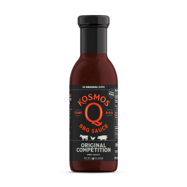 Kosmos Q Competition BBQ Sauce bottle for grilling and smoking meats