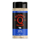 Kosmos Q SPG Rub from DDR BBQ Supply – all-purpose salt, pepper, and garlic BBQ rub with organic cane sugar for meat, seafood, and vegetables