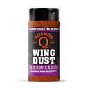 Kosmos Q Kickin' Cajun Wing Seasoning 4.2 oz shaker from DDR BBQ Supply – Cajun dry wing dust seasons 12–15 lbs