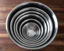 large stainless steel mixing bowl 6.25 quart with scratch-resistant finish