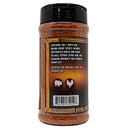 LC BBQ Certified pork dry rub with bold flavor and rich mahogany color for ribs, chops, and more