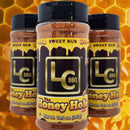 LC BBQ Honey Hole sweet and spicy BBQ rub for pork, ribs, chicken, and grilling perfection