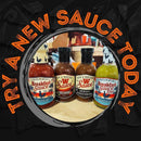 Bear and Burton 4-pack sauce bundle with customizable flavors including W Sauce, Fireshire and Breakfast sauces
