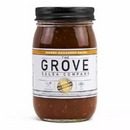 DDR BBQ Supply jar of The Grove Mango Habanero Salsa with a black lid and white label on a plain background
