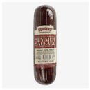 DDR BBQ Supply Burgers' Smokehouse 1 lb beef and pork summer sausage in a vacuum-sealed package